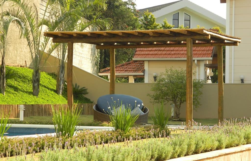 Projeto de paisagismo apresentado pela MC no Residencial Alphaville 9